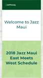 Mobile Screenshot of jazzmaui.org